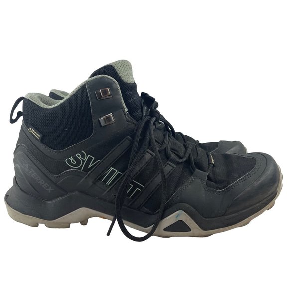 Adidas Women's Terrex Swift R2 Black Mid GTX Hiking Shoes CM7651 Size 9 - Picture 4 of 13